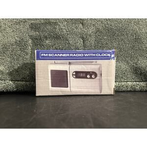 FM Scanner Radio with Clock 2007 SUNSCOPE